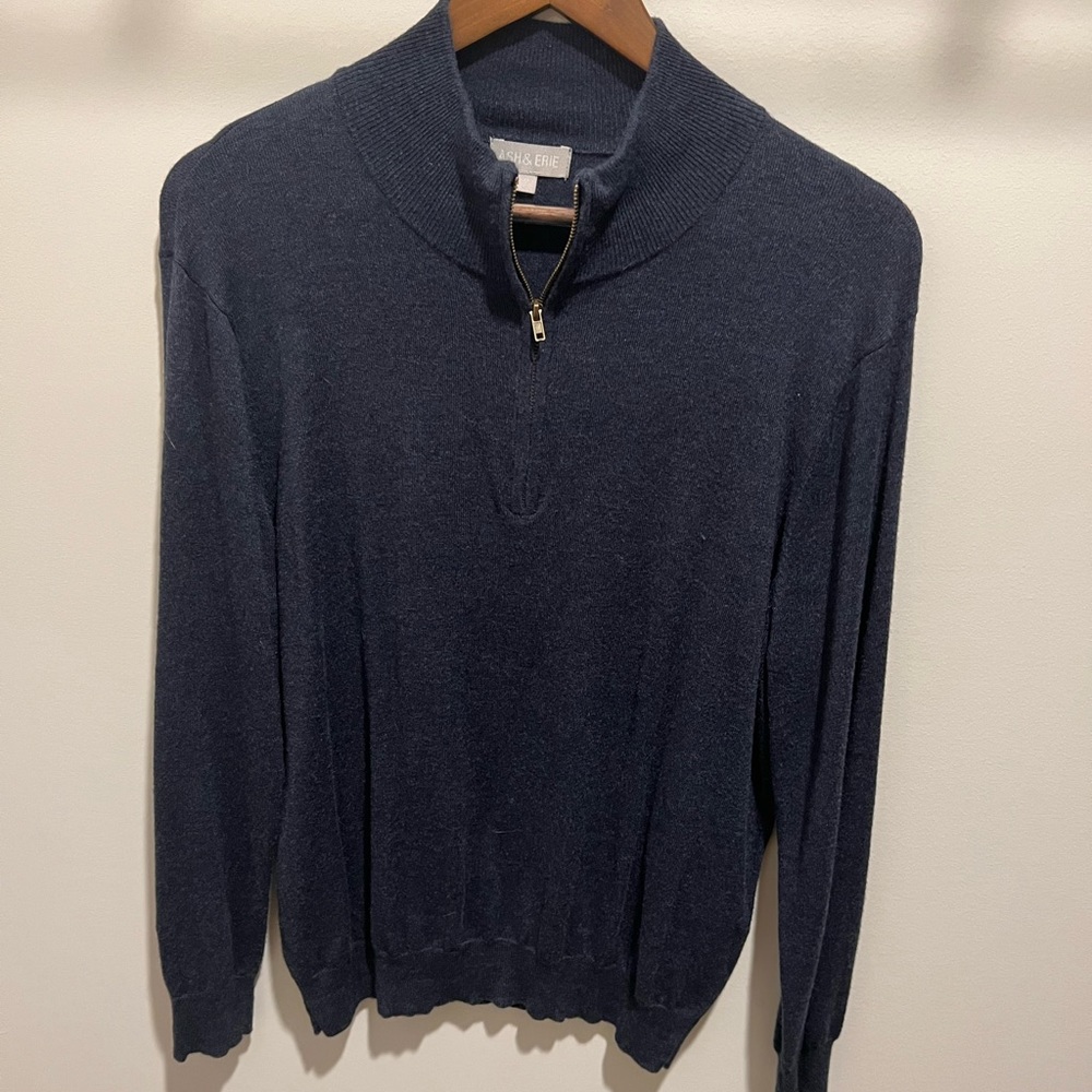 Mens Ash and Erie Quarterzip